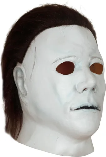 Vista 2 de Michael Myers 2020 - Máscaras de Halloween para disfraz de terror, accesorios de látex (estilo 7)