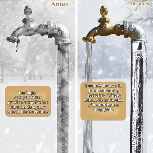 Vista 5 de codree - Manta de calor para tubería de agua de 39 x 6 pulgadas, cinta
