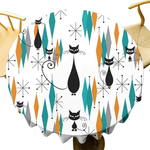 Vista 25 de Mantel azteca suroeste, diseño étnico tribal geométrico, estilo vintage, bohemio, elegante, lavable, para comedor, cocina, granja, fiesta