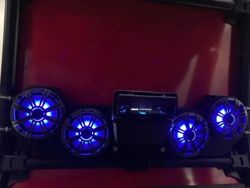 Vista 3 de RZR PRO XP Barra de sonido Altavoces de torre Estéreo Bluetooth Radio Razor - PROXPRGB