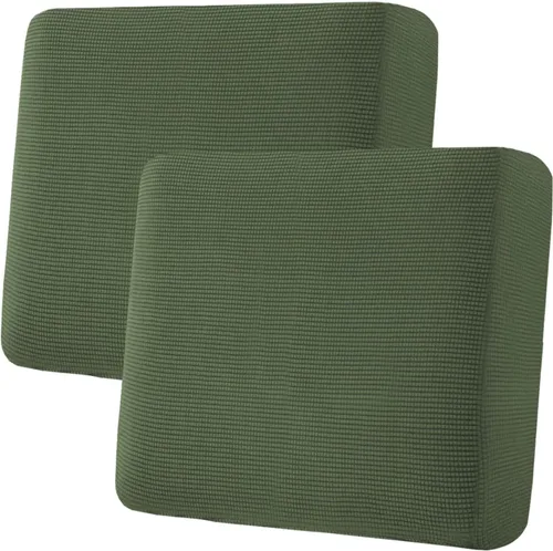 Vista 240 de H.VERSAILTEX Fundas de Cojín de Asiento Individuales Super Elásticas Fundas de Sofá Fundas de Cojín de Sofá Fundas Deslizables Juegos Tela de Sarga