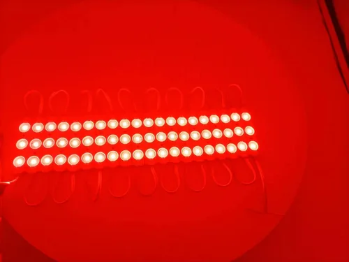 Vista 2 de Módulo LED rojo DC12V 0.72W con lente con fuente de alimentación 300W