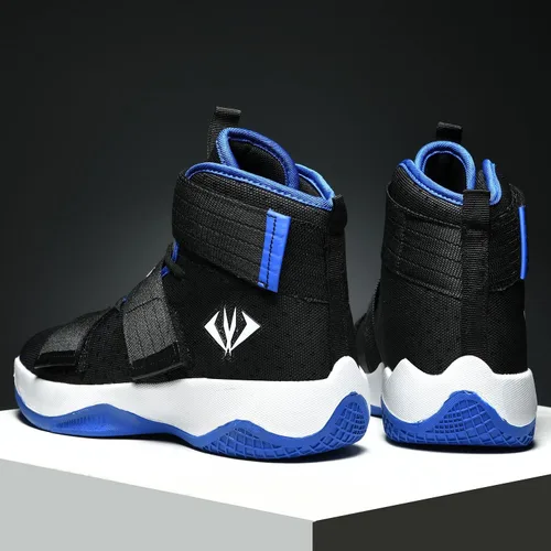 Vista 5 de MAUGELY Zapatos de baloncesto transpirables para hombres y mujeres, para estudiantes, deportes, casuales, antideslizantes, para parejas