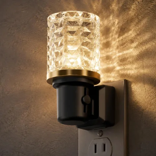 Vista 13 de JandCase Luz de Noche LED, Luces Nocturnas Regulables Enchufables en la Pared, Luz Nocturna Moderna con Sensor de Luz Automático de Encender/Apagar