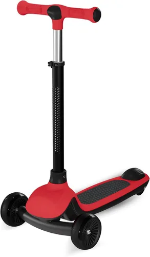 Vista 12 de 3 Wheel Kids Scooter with Light-Up Wheels, Ages 3-8 Negro