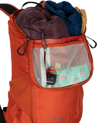 Vista 7 de Osprey Skarab 18L Mochila de senderismo para hombre con depósito hidráulico, verde tundra, talla única, Tundra Verde, Mochila de senderismo Skarab