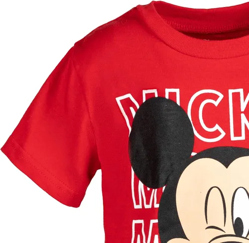 Vista 6 de Disney Mickey Mouse - Conjunto de camiseta y pantalones cortos para bebé a niño grande