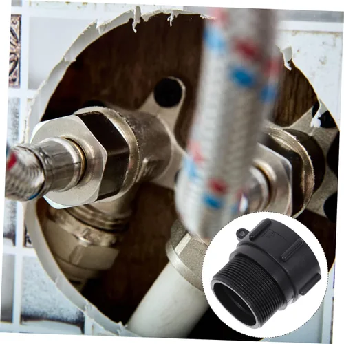 Vista 8 de Adaptador de asas Ibc resistente a Npt Conector con junta de tanque Ibc duradero para conexión a prueba de fugas y compatibilidad de manguera