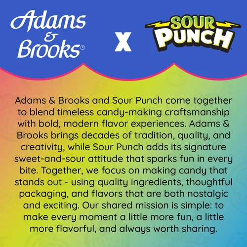 Vista 6 de Adams & Brooks, Inc. Sour Punch Paletas - Paletas de frutas ácidas, envueltas individualmente, 36