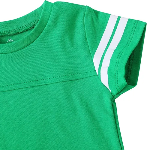 Vista 3 de ROMPERINBOX Mameluco unisex para recién nacido con rayas en contraste
