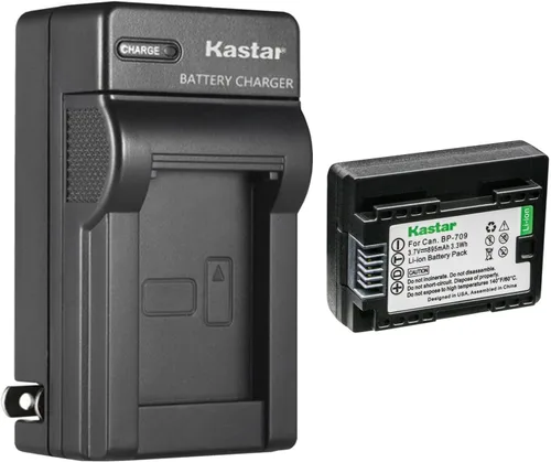 Vista 8 de Kastar Cargador de batería de pared de CA BP-709 para Canon LEGRIA HF M406 HFM406, LEGRIA HF M506 HFM506, LEGRIA HF M606 HFM606, LEGRIA HF M706