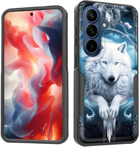 Vista 88 de Funda magnética para Galaxy A16 5G, [compatible con MagSafe] [protección contra caídas de grado militar] Funda resistente a prueba de golpes