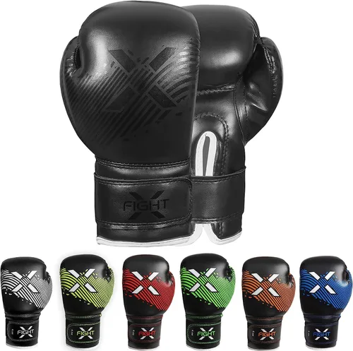 Vista 11 de Guantes de boxeo para niños de 3 a 8 años, 4 6 onzas, entrenamiento MMA, niños, niñas, guantes de kickboxing para entrenamiento, saco de boxeo, Muay