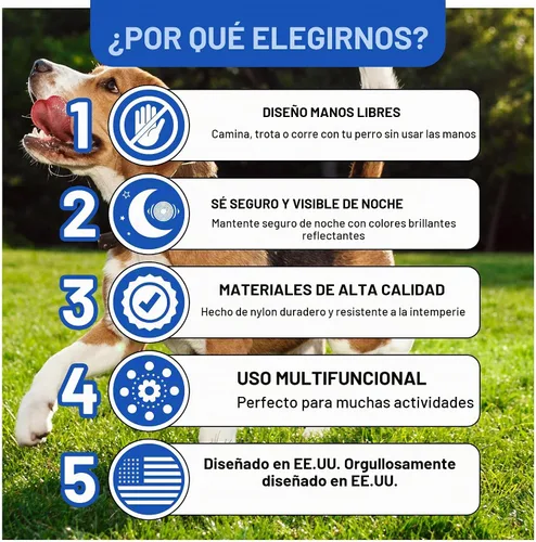 Vista 2 de Correa para perro manos libres con cinturón y bolsa grande con cremallera, correa de cintura para pasear perros, correr y senderismo, costuras Negro