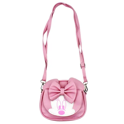 Vista 3 de RARITYUS Lindo bolso cruzado con lazo y orejas de ratón, bolso de hombro para niños y niñas