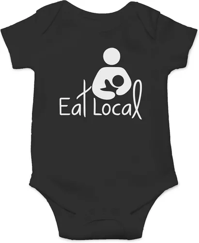 Vista 10 de AW Fashions Eat Local - Body para bebé, divertido y adorable mameluco para recién nacidos, traje unisex