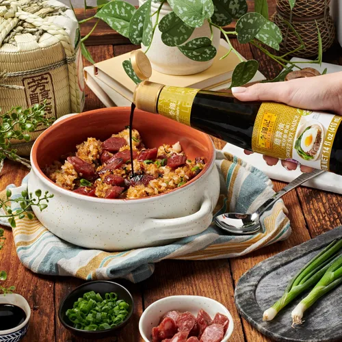 Vista 8 de Lee Kum Kee Salsa de soja dulce (14 onzas – 1 paquete), vegana, no transgénicos, sin conservantes artificiales, perfecta para arroz de arcilla