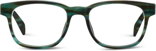 Vista 7 de Peepers by PeeperSpecs Kent - Lentes de lectura cuadrados suaves con bloqueo de luz azul Negro