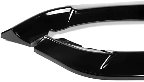 Vista 3 de EPARTS - Juego de 3 piezas de alerón para parachoques delantero, divisor de barbilla, protector de carrocería lateral compatible con BMW (E46) 2002