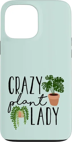 Vista 24 de Crazy Plant Lady - Cute Plant Lovers Gardening Theme Case for iPhone 17