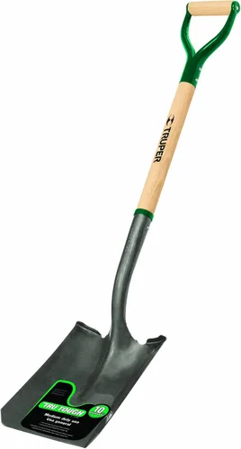 Vista 8 de Truper 31197 Tru Tough - Pala corta de punta cuadrada con mango en D de 19 pulgadas, madera de 19 pulgadas