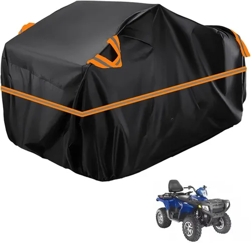 Vista 14 de Cubierta para ATV impermeable compatible con Arctic Cat H1 EFI TRV Cruiser 4x4 2011, cubierta de 210D para vehículos de 4 ruedas, cubierta para quad