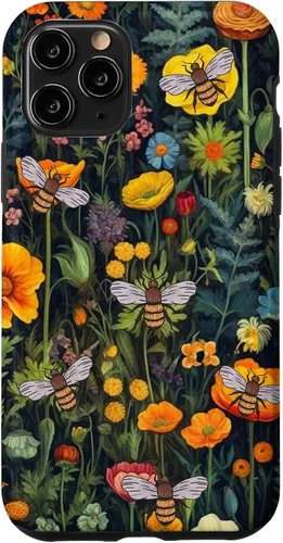 Vista 29 de Bees and Wildflowers Funda para iPhone 17