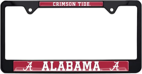 Vista 7 de Alabama Alumni - Marco de matrícula negro