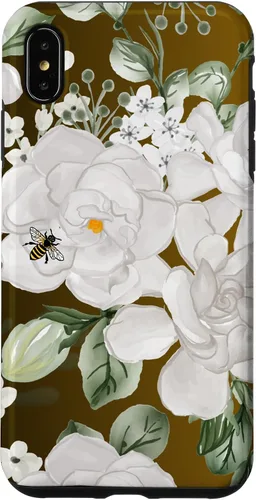 Vista 11 de Funda para iPhone 16 White Gardenia's Nectar Flowing Over