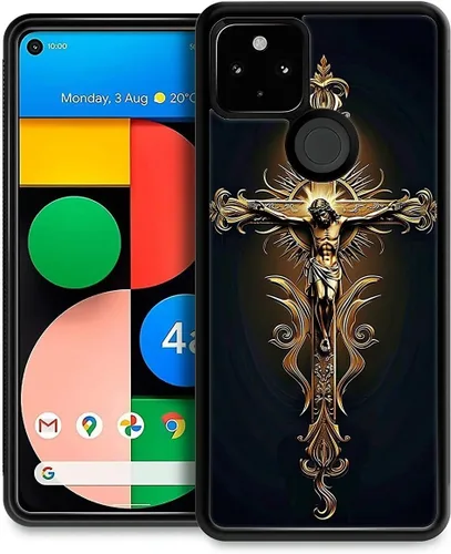 Vista 154 de Compatible con Google Pixel 4A 5G Mobile Case Creative Acrylic Back Panel Silicona Edge Case Slim Protección Especialmente para Google Pixel 4A 5G