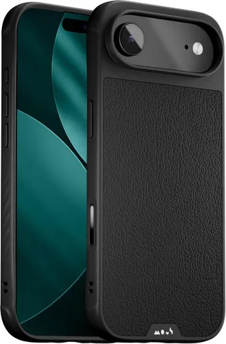 Vista 49 de Mous - Funda para iPhone 15 compatible con MagSafe Limitless 5.0, cuero negro, funda protectora para iPhone 15, funda para teléfono a prueba