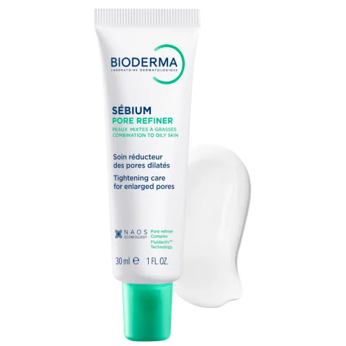Vista 2 de Bioderma Sébium Refinador de Poros Crema, Minimizador de Poros para la Cara, Base de Maquillaje para Pieles Grasas y con Tendencia al Acné