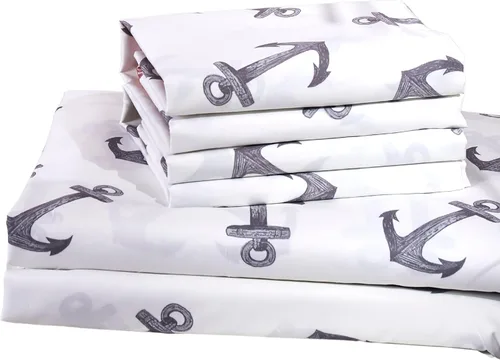 Vista 14 de Virah Bella Juego de sábanas de microfibra con estampado de 4 piezas tamaño queen - Otoño dorado - Blanco