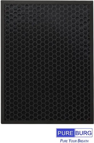 Vista 5 de PUREBURG Filtro de repuesto compatible con purificador de aire TaoTronics TT-AP007, 2 unidades de carbón activado HEPA H13 2 en 1 4 etapas