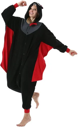 Vista 2 de SAMGU Adult Onesie Animal Halloween Cosplay Costume One Piece Pajamas for Women and Men