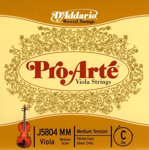 Vista 9 de D'Addario Pro-Arte Viola Single A String, escala media, tensión media