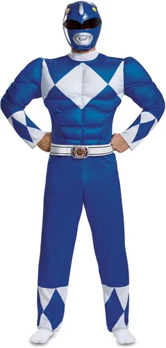 Vista 8 de Disguise Disfraz clásico de Blue Ranger para hombre Multicolor