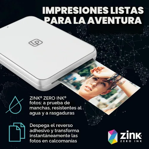 Vista 6 de Lifeprint Ultra Slim Impresora Bluetooth portátil
