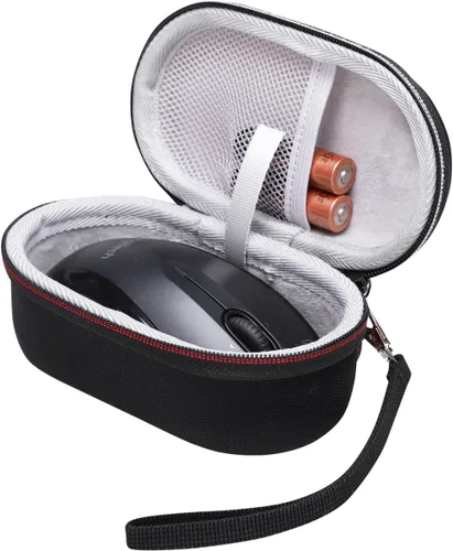 Vista 7 de XANAD Funda para mouse Logitech/Apple/HP/Razer - Compatible con M510/M650/M170/Magic Mouse/Razer Viper V2 Pro Hyperspeed Wireless Gaming - Bolsa
