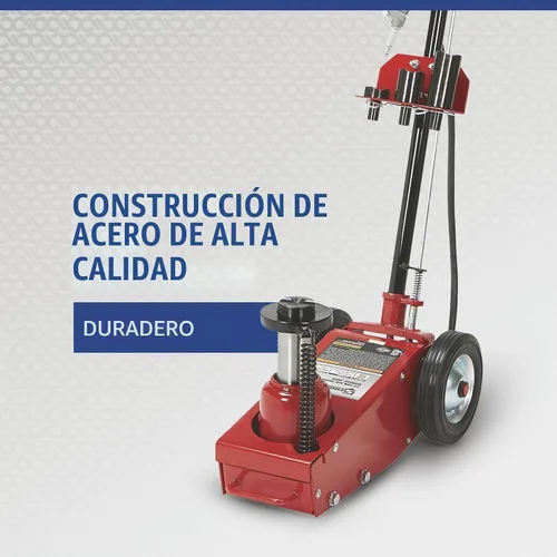 Vista 3 de Strongway Gato de Piso de Servicio Neumático/Hidráulico de Elevación Rápida de 22 Toneladas Controlled vehicle lifting, heavy shop use, stable