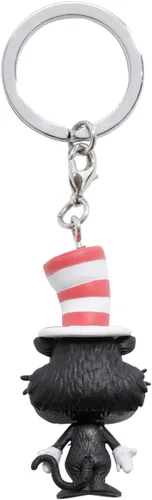 Vista 4 de Dr. Seuss Pocket Pop! Llavero de gato en el sombrero