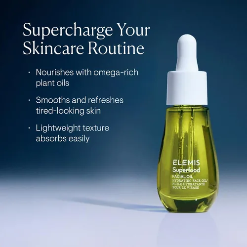 Vista 10 de Aceite facial de superalimentos ELEMIS - Suero nutritivo rico en antioxidantes, elixir ligero para la piel que mejora la luminosidad, potenciador