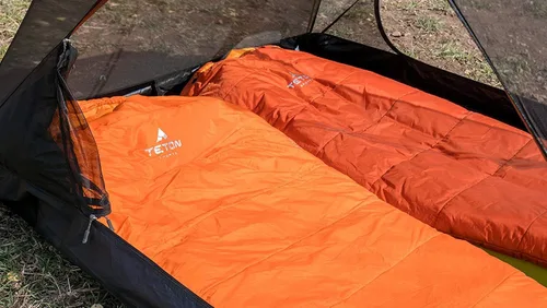 Vista 6 de TETON Sports ALTOS, saco de dormir de 20 grados y 0 grados para adultos, saco de dormir ligero y cálido para momia para camping, senderismo