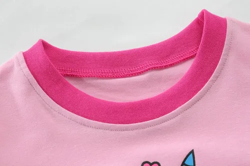 Vista 3 de Little Hand Pijamas de manga larga para niños y niñas, pijamas de unicornio, pijamas de dinosaurio, lindos pijamas de gato para ropa de niños de 2 a