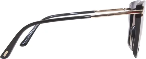 Vista 3 de Tom Ford DASHA FT 0822 Shiny NegroGris 5216140 Gafas de sol de mujer