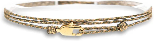 Vista 42 de Made by Nami Surfer Anklet with Snap Hook Clasp Waterproof & Adjustable Thin String Ankle Bracelets for Women and Men Handmade Jewelry for Beach and
