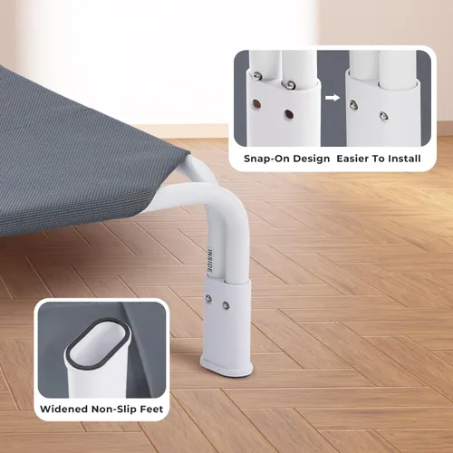 Vista 3 de ZOMISIA Cama elevada para perro sin herramientas de montaje - Cama de enfriamiento elevada para perros al aire libre para mascotas medianas, hamaca