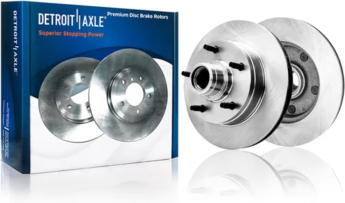 Vista 41 de Detroit Axle - 4WD - Rotores de disco delantero de 13.031 in de repuesto para Ford Excursion F-250 F-350 Super Duty 1999-2004 - Juego de 3 piezas