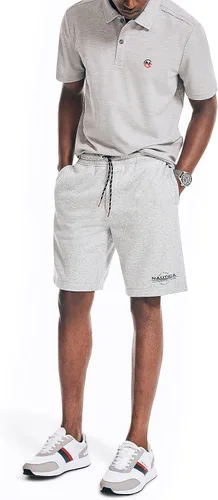 Vista 2 de Nautica Pantalones cortos de vellón de 9 pulgadas hechos de forma sostenible para hombre