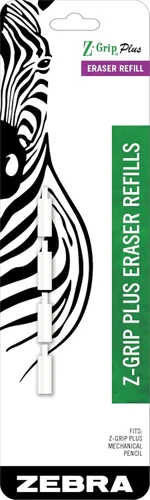 Vista 8 de Zebra Pen Z-Grip - Lápiz mecánico, tamaño de punta de 0.028 in, grafito HB #2, barril perlado transparente con agarre negro, suministros escolares